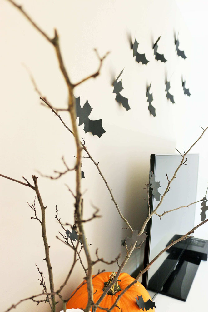 Diy Halloween Fledermaus Deko Fur Die Wohnung Partystories Blog