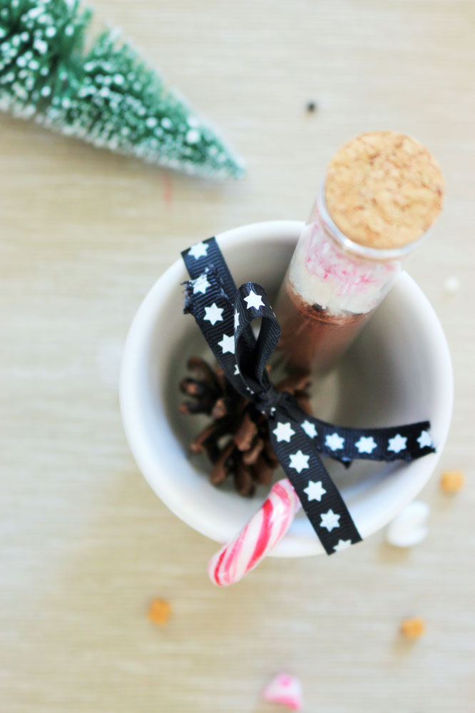 Bild: Kakao schön verpacken - als DIY Geschenk Idee oder Hot Cocoa Station für Advent, Weihnachten oder Winterhochzeit; gefunden auf www.partystories.de