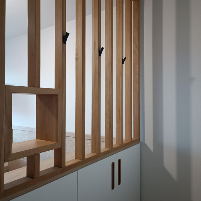 Schrank Bereich begehbar