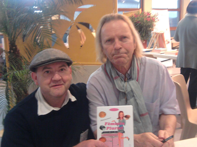 avec l'auteur Thierry Séchan (le frère de Renaud) 