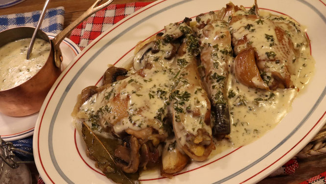 POULET DE BRESSE A LA CRÈME CITRONNÉE façon Mère Mitraille - Un bon plat en sauce - Gourmandises TV