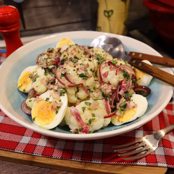 CHOU-FLEUR VINAIGRETTE à la façon de la Mère Mitraille, fondant et délicieux ! - Gourmandises TV