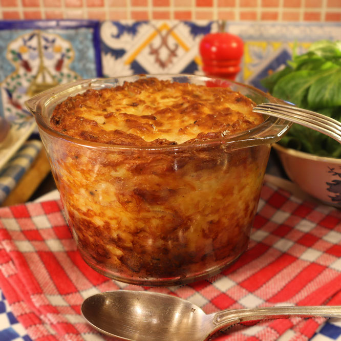 Ma TIMBALE DE POMMES DE TERRE RENAISSANCE extra, avec une salade ! sur Gourmandises TV 