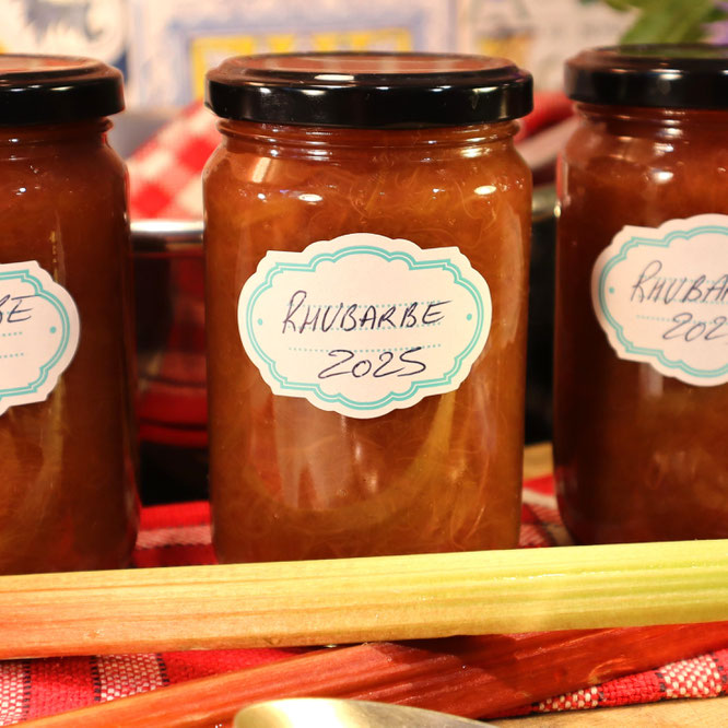 CONFITURE DE RHUBARBE ALLÉGÉE en sucre - A s'en relever la nuit ! -Mère Mitraille Gourmandises TV