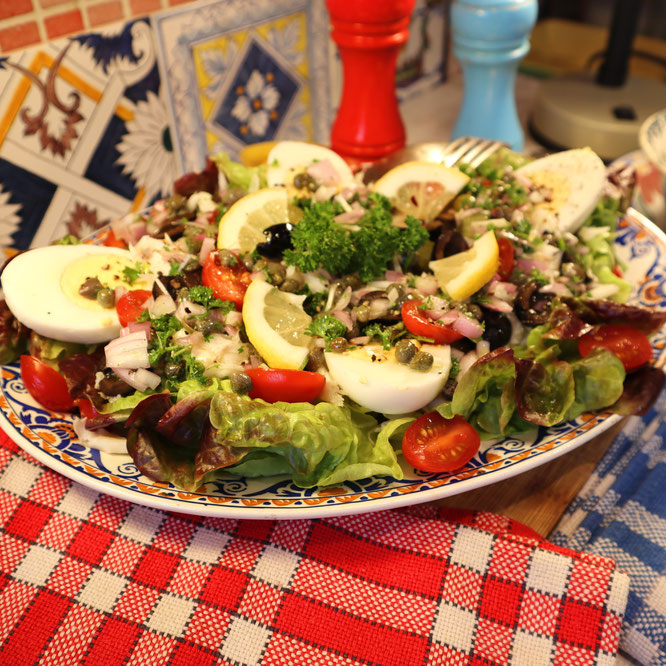 SALADE DE RAIE fraîche, sa sauce - Pleine mer dans l'assiette! - Mère Mitraille - Gourmandises TV