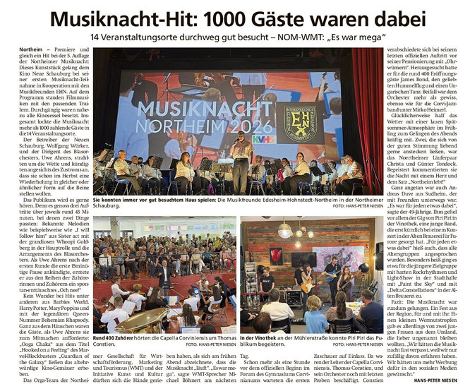 Northeimer Neueste Nachrichten, 01.06.2026