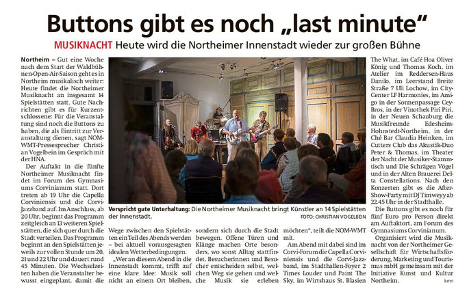 Northeimer Neueste Nachrichten, 29.05.2026