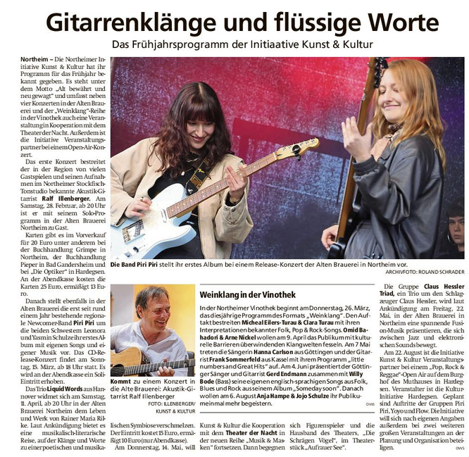 Northeimer Neueste Nachrichten, 13.02.2026