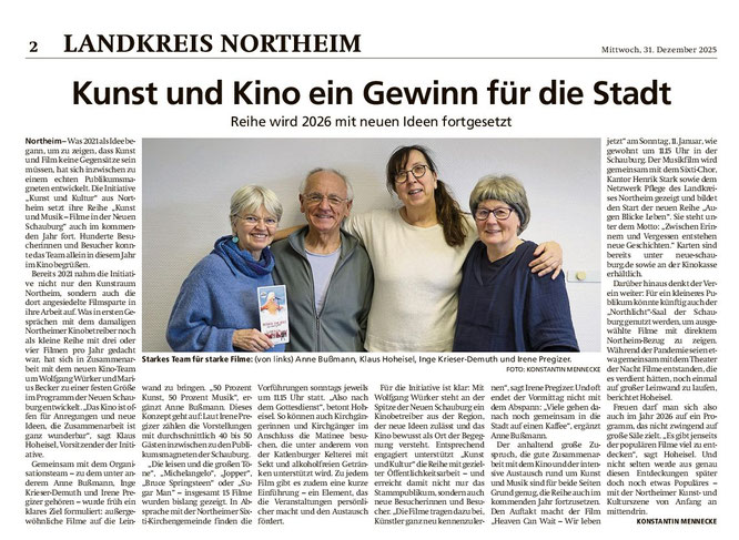 Northeimer Neueste Nachrichten, 31.12.2025