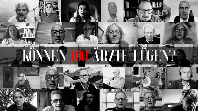 “Können 100 Ärzte lügen?“ - der Film | Bildquelle: https://www.100aerzte.com | Link führt auf externe Seite