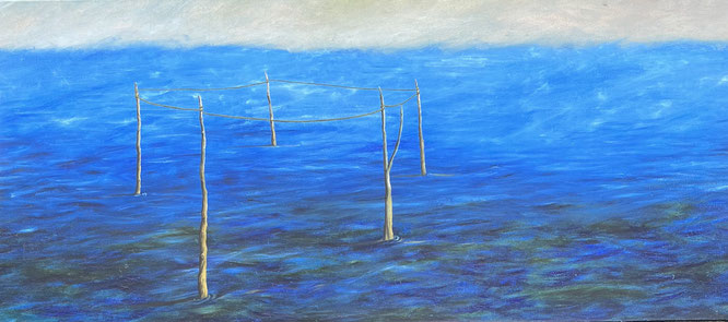 'Seanet' 111 x 50 cm Oil on canvas 1999