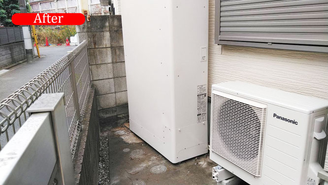 東京都板橋区Y様邸　エコキュート交換の施工事例