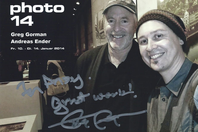 SELFie | signed: Greg Gorman & Andreas Ender, photo-art+painting