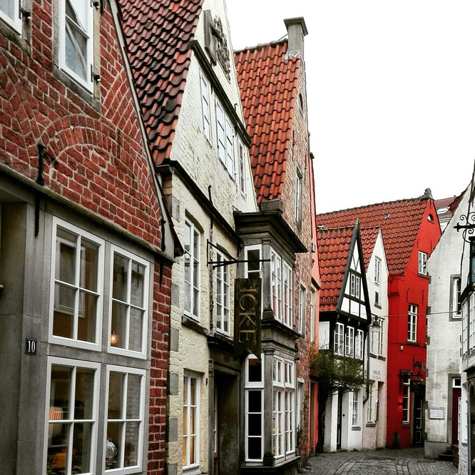 Schnoor Viertel Bremen - Alte Fachwerkhäuser