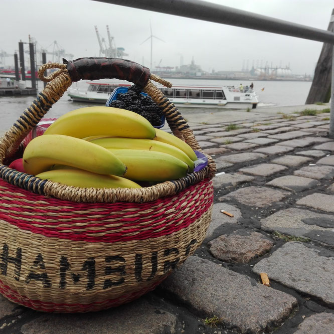 Fischmarkt Hamburg Obstkorb