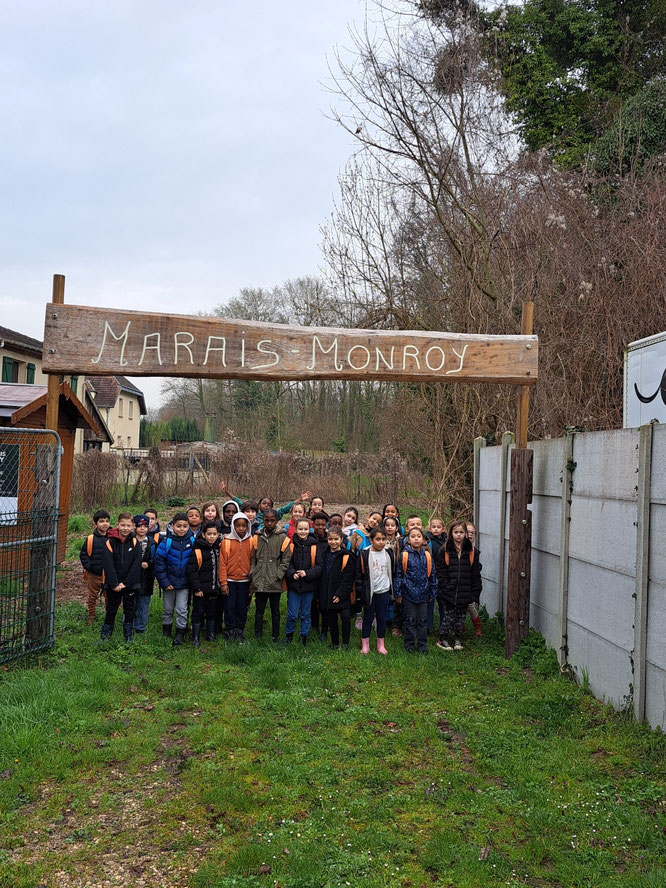 classes  OBIERS - vendredi 06 mars 2026 -  rallye photo et découverte des insectes et grenouilles du Marais Monroy.