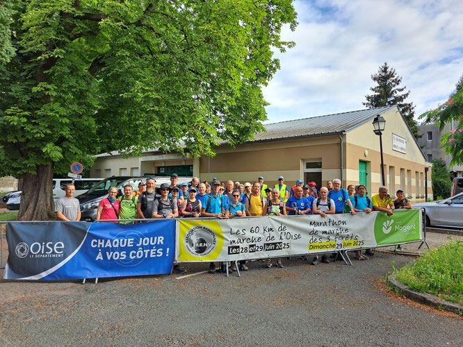 DEPART Samedi Matin   pour  18 km  Nogent sur oise  vers Chantilly . Environ 50 personnes pour le Samedi .