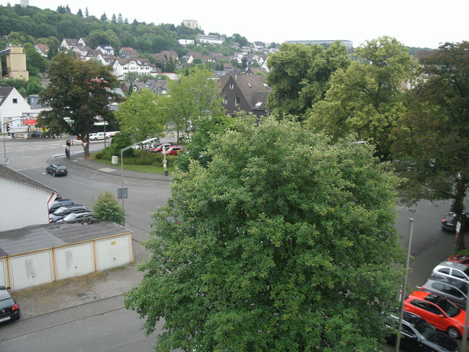 Blick vom Dach des A-Gebäudes