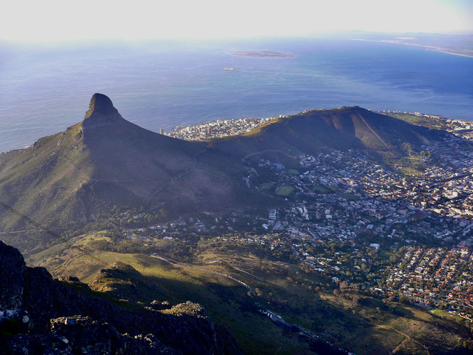 Bild: Blick vom Tafelberg 