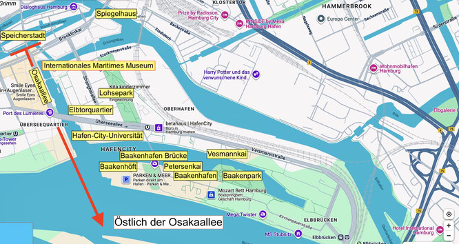Bild: Karte HafenCity