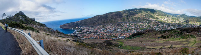 Bild: Panoramaaufnahme von Pico do Facho und Machico