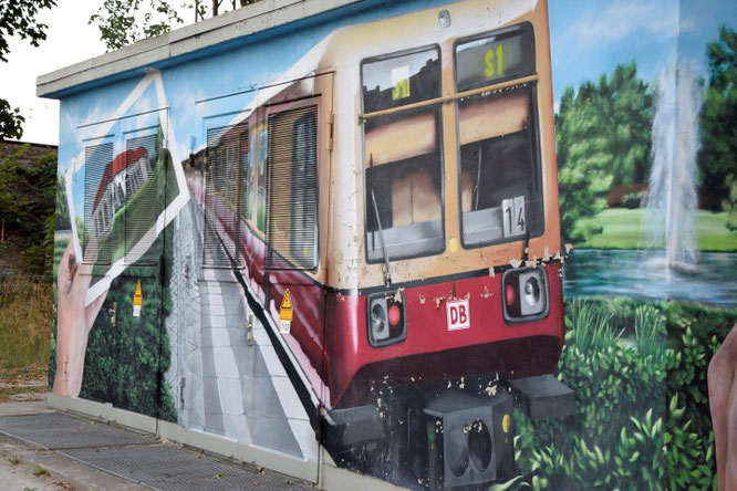 Graffiti S-Bahn Oranienburg Berlijn