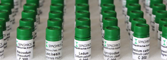 Homöopathische Arzneien (Globuli) in der Praxis für Klassische Homöopathie, Claudia Buchenauer, Heilpraktikerin, Darmstadt