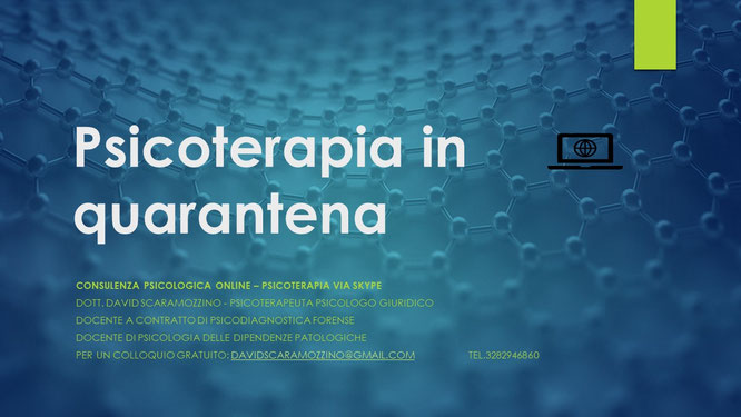 Consulenza Psicologica e Psicoterapia via Skype