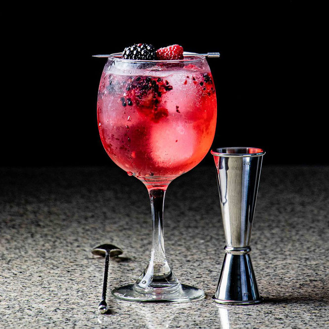 Gin Tonic de frutos rojos