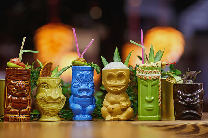 Vasos Tiki o Tiki mugs, tiki drinks, tiki cocktails, tiki 