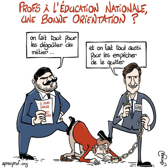 Le gouvernement rend les conditions de travail des professeurs difficiles, mais les empêche de repartir