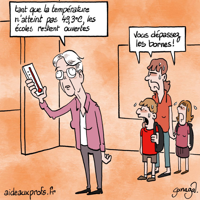 Les conditions de travail des enseignants et d'enseignement pour les élèves sont intenables l'été