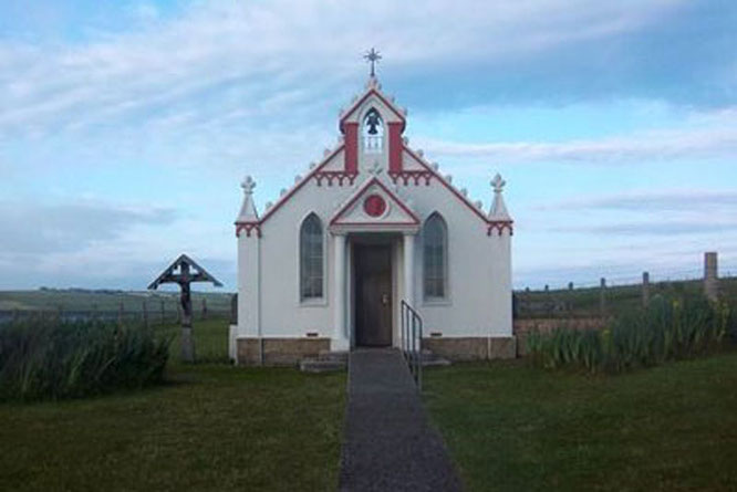 Italien Chapel, Orkney, Schottland