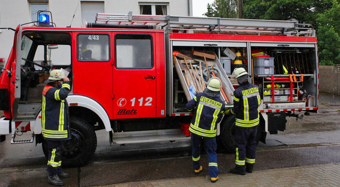 Die Feuerwehren in der Gemeinde Kleinblittersdorf waren heute im Großeinsatz.