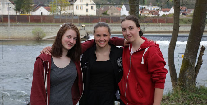 von links: Luisa Bürner, Anastasia Pagel, Sofie Staudt