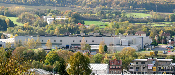 Das Aluminiumwerk in Großblittersdorf.