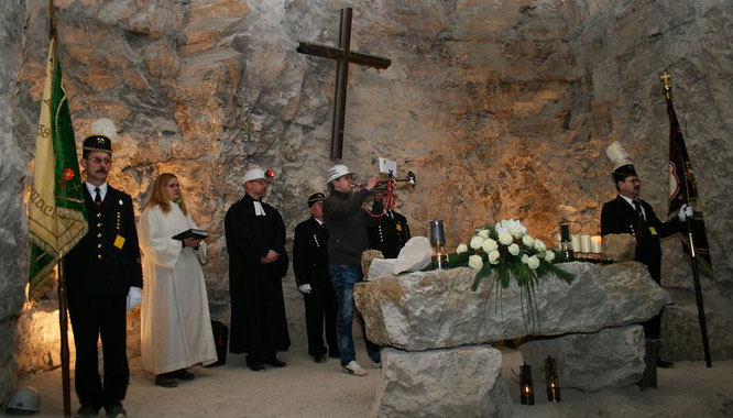 In der Kalksteingrube Auersmacher wird sogar geheiratet.