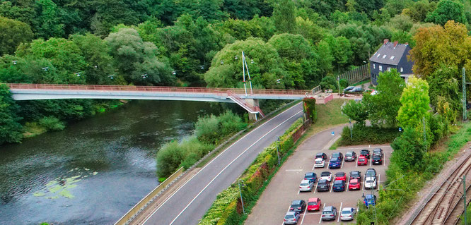 Die Freundschaftsbrücke in Kleinblittersdorf.