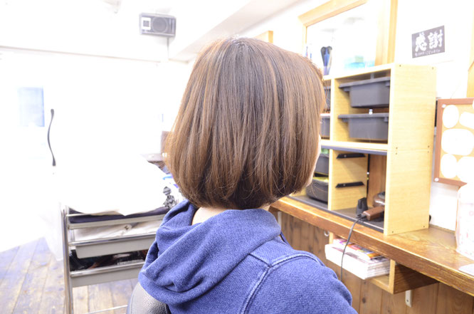 内巻きパーマのやり方