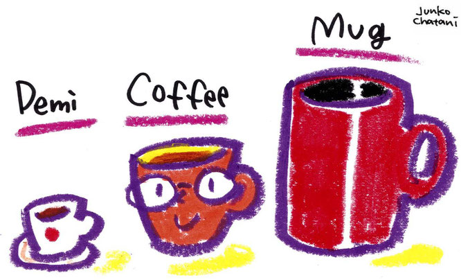 茶谷順子 コーヒーイラスト コーヒーカップイラスト