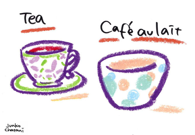 茶谷順子 コーヒーイラスト コーヒーカップイラスト