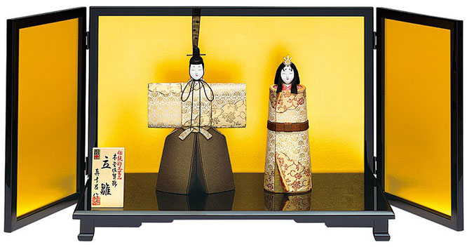 真多呂人形「本金 和泉立雛セット」 - 伽楠（かなん）