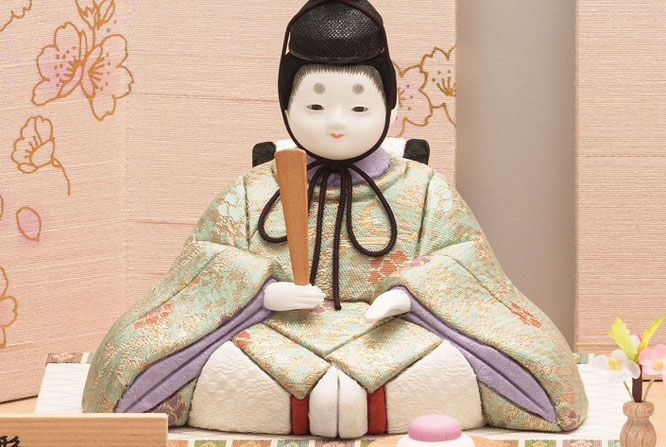 真多呂作ひな人形 親王飾り 咲良セット（オリジナル）男雛