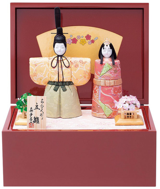 真多呂人形「春桜立雛セット」　品番：1175