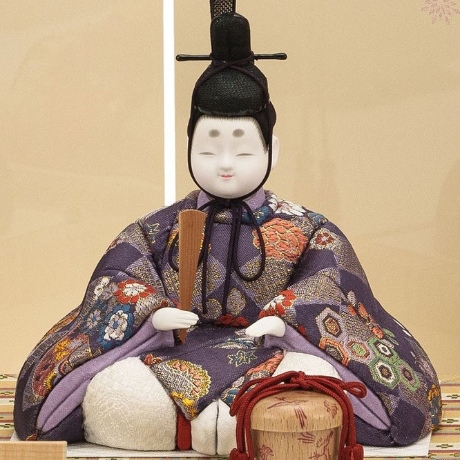 【未使用/超美品】真多呂作 香佳雛親王飾り 玉台・桐箱付き★雛人形に是非! 未使用/超美品】真多呂作 香佳雛親王飾り 玉台・桐箱付き