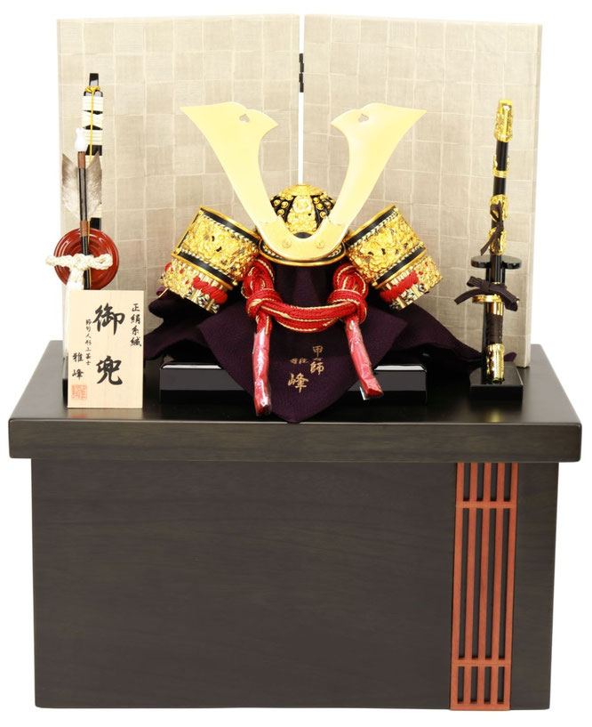 雅峰作 兜8号収納箱飾り（6M22-GT-718）