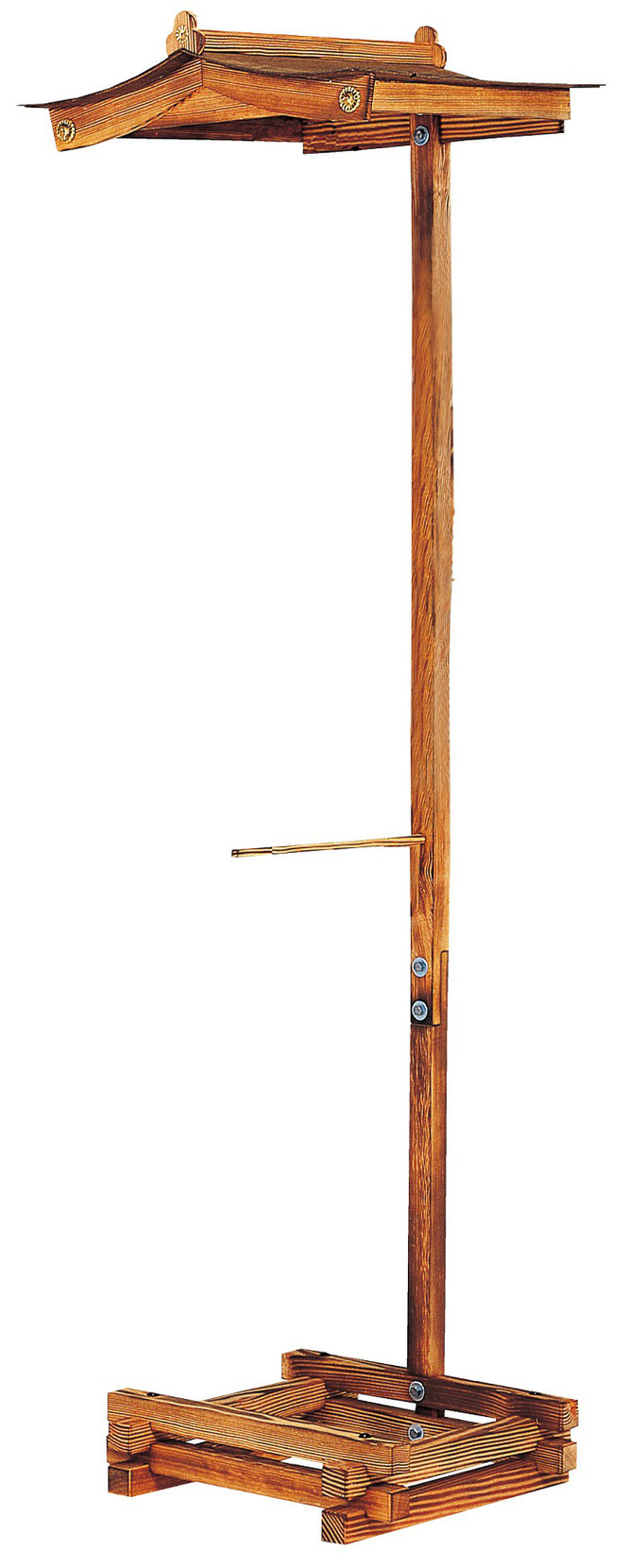 提灯スタンド 屋形焼杉 高さ186cm（6810-b）