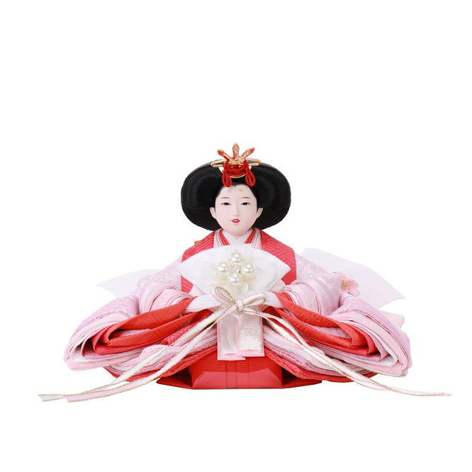 ひな人形 親王収納箱飾り（4L12-GT-851）女雛（顔）
