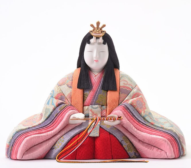 真多呂人形 本金 寿鶴雛（女雛）