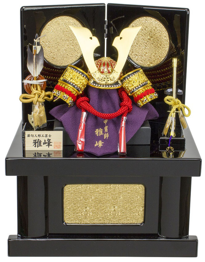 雅峰作 兜5号収納箱平飾り（6M22-GT-716）